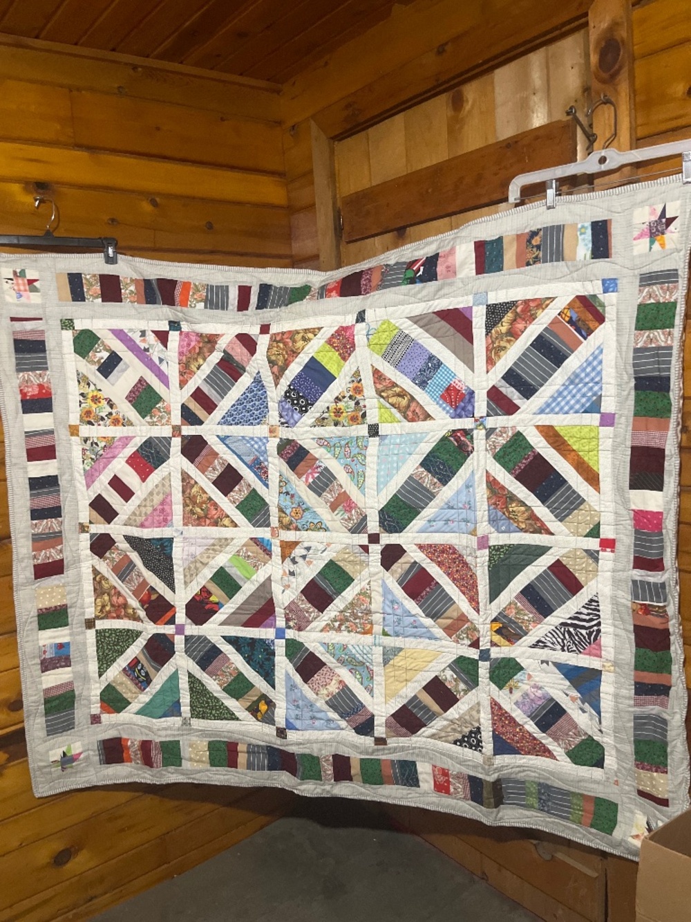 Scrap Quilt 51” x 61 approximately